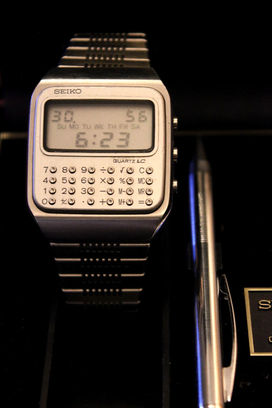 seiko calculator watch vintage